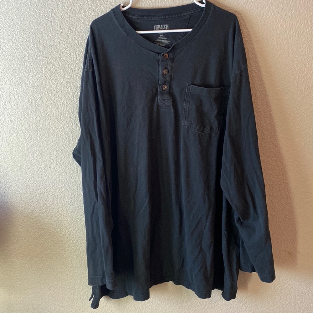 Duluth Long Sleeve Henley Long Tail T